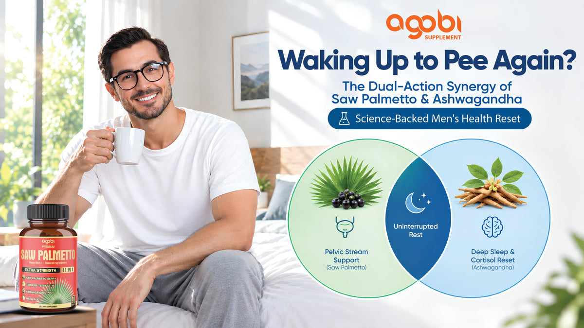 BLOG #21: Does Ashwagandha and Saw Palmetto Help Sleep and Prostate Health? The Dual-Action Synergy for Men
