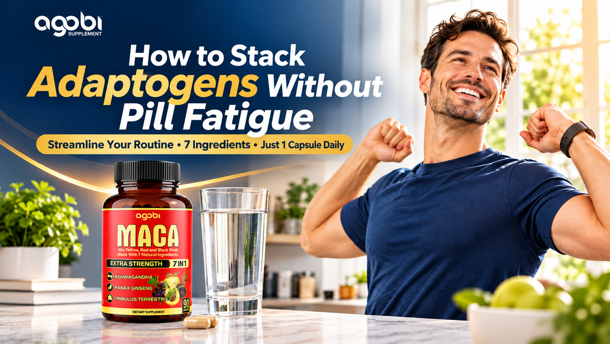 BLOG #30: How to Stack Adaptogens Without Pill Fatigue: A Modern Guide to Supplement Efficiency