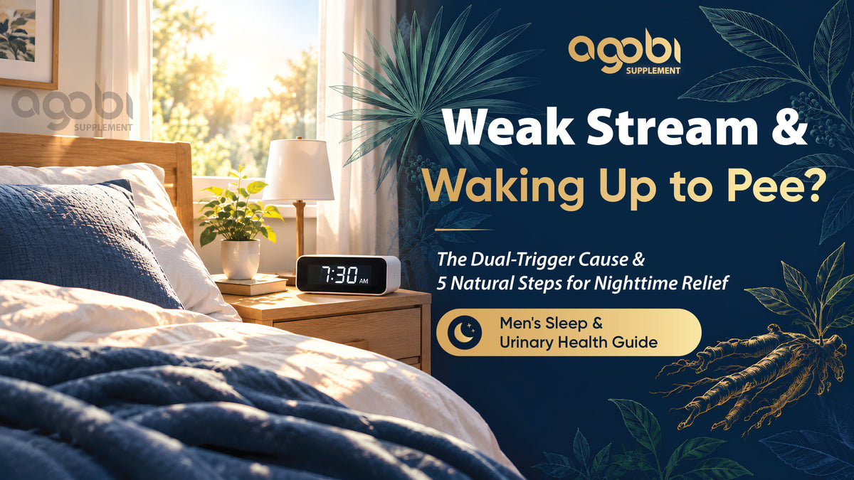 BLOG #23: Weak Stream and Waking Up to Pee? The Dual-Trigger Cause and 5 Natural Steps for Nighttime Relief