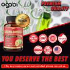 Agobi 6-in-1 Garcinia Cambogia Blend Supplement – Premium Fruit Extract with Green Tea, Arjuna, Garlic Bulb & Turmeric | 90 Vegan Capsules