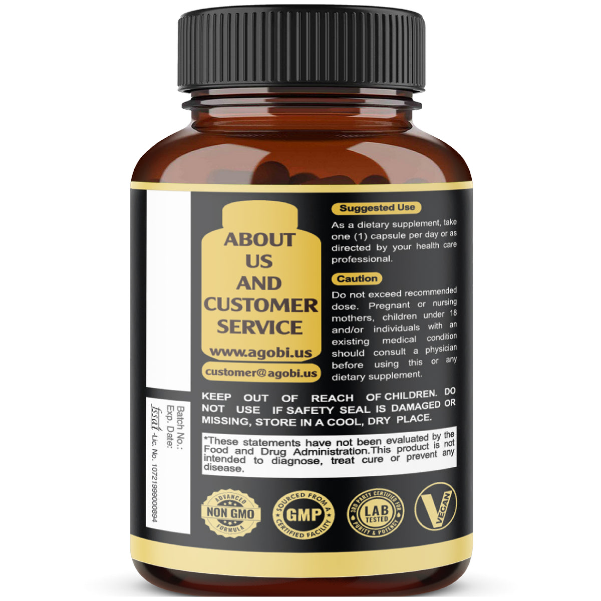 Maca Root 7-in-1 Capsules – Ashwagandha, Ginseng, and Shilajit | Energy, Stamina & Daily Support | 150 Vegan Capsules