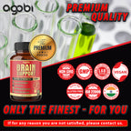 Agobi 9-in-1 Brain Support Complex – High Potency Formula with Bacopa Monnieri, Gotu Kola, Ashwagandha & Ginkgo Biloba |  Vegan Capsules