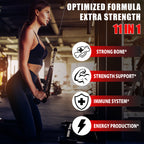 Agobi 11-in-1 Testosterone Support Complex – High Potency Formula with Ashwagandha, Tribulus & Ginseng | Muscle Support, Stamina & Energy | 60 Vegan Capsules