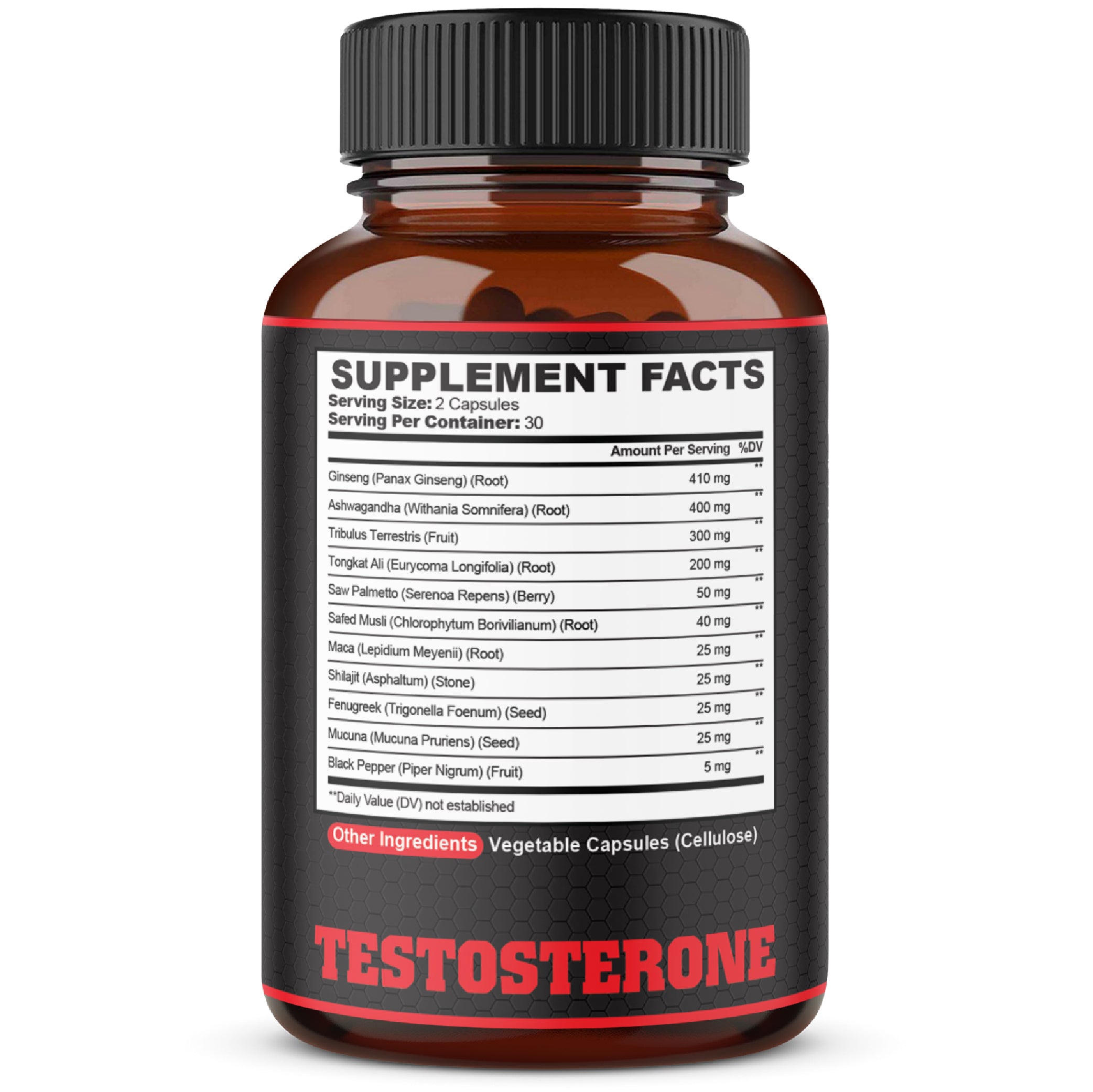 Agobi 11-in-1 Testosterone Support Complex – High Potency Formula with Ashwagandha, Tribulus & Ginseng | Muscle Support, Stamina & Energy | 60 Vegan Capsules