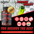 Agobi 11-in-1 Testosterone Support Complex – High Potency Formula with Ashwagandha, Tribulus & Ginseng | Muscle Support, Stamina & Energy | 60 Vegan Capsules