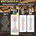 Agobi 5-in-1 Ashwagandha Blend Supplement – With Turmeric, Rhodiola & Ginger |90 Vegan Capsules