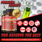 2 Packs - 60 Capsules Ashwagandha Capsules - 5in1 Formula Ashwagandha, Turmeric, Rhodiola Rosea, Ginger, Black Pepper - 4 Month Supply