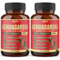 2 Packs - 60 Capsules Ashwagandha Capsules - 5in1 Formula Ashwagandha, Turmeric, Rhodiola Rosea, Ginger, Black Pepper - 4 Month Supply