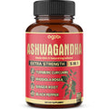 90 Capsules - Ashwagandha Supplement Capsules - Ginger Root, Turmeric, Rhodiola Rosea &amp; Black Pepper