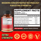 Agobi 5in1 Ashwagandha – 5200mg Equivalent | Daily Balance & Energy Support | 90 Vegan Capsules