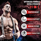 Agobi 11-in-1 Tes.tos.ter.one Extra Strength – with Panax Ginseng, Ashwagandha & Tribulus | 60 Vegan Capsules