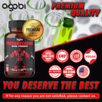 Agobi 11-in-1 Tes.tos.ter.one Extra Strength – with Panax Ginseng, Ashwagandha & Tribulus | 60 Vegan Capsules