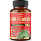 11in1 Saw Palmetto Capsules - Combined with Ashwagandha, Turmeric, Tribulus, Maca, Green Tea, Ginger, Holy Basil & More - 90 Capsules 3-Month Supply