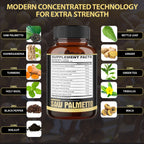 Agobi 11-in-1 Saw Palmetto Blend Supplement – Premium Berry Extract with Tribulus, Ashwagandha & Maca | Prostate Health, Urinary Flow & Antioxidant Support | 180 Vegan Capsules