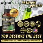 Agobi 11-in-1 Saw Palmetto Blend Supplement – Premium Berry Extract with Tribulus, Ashwagandha & Maca | Prostate Health, Urinary Flow & Antioxidant Support | 180 Vegan Capsules