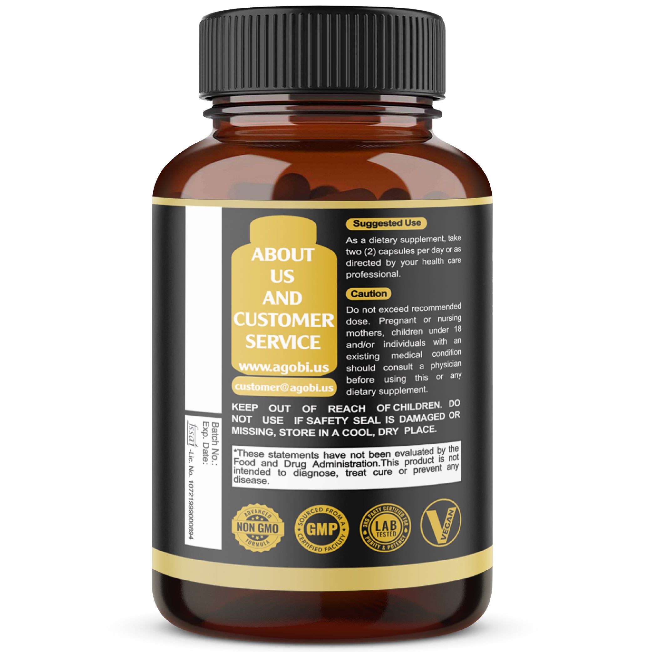 8in1 Saw Palmetto Prostate Support Supplement with Ashwagandha, Turmeric, Ginger, Nettle Leaf, Holy Basil & More - 120 Vegan Capsules for 2 Months