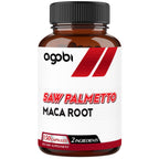 Agobi Saw Palmetto & Maca Root Formula – 2 Ingredients Men's Vitality Complex | Prostate Health, Urinary & Stamina Support | 150 Vegan Capsules