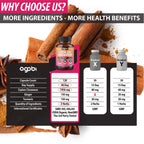 Agobi 3-in-1 Ceylon Cinnamon Complex – With Ginger & Turmeric | 120 Veggie Capsules