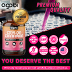 Agobi 3-in-1 Ceylon Cinnamon Complex – With Ginger & Turmeric | 120 Veggie Capsules