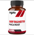 Agobi Saw Palmetto & Maca Root Formula – 2 Ingredients Men's Vitality Complex | Prostate Health, Urinary & Stamina Support | 150 Vegan Capsules